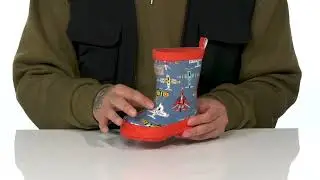 Hatley Kids Flying Aircrafts Shiny Rain Boots (Toddler/Little Kid/Big Kid) SKU: 9780918