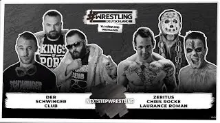 Schwinger Club vs. Zeritus, C. Rocke & L. Roman (Next Step) #WrestlingDeutschland 10.03.2018