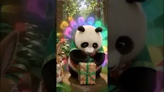 The Panda&rsquo;s Surprise Box 🎁✨ | Cute 3D Animation #shorts #panda #animation