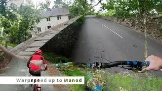 Blaenau Ffestinog, Tanygrisiau, Dduallt, Llyn Mair to Hafod Y Llyn on Mountain Bikes.