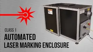 Class 1 Automated Laser Marking Enclosure - Double Door