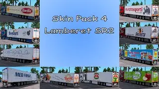 skin pack 4  Lamberet SR2 Truck Custom ETS2