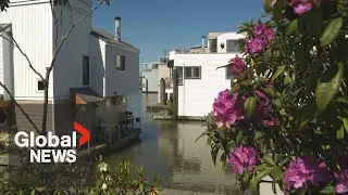 Float homes at risk of permanently running aground from rising BC river silt buildup