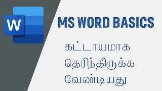 Microsoft Word Basic Tutorial in Tamil | Full Course for Beginners | Flearn Academy