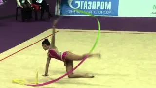 Filiou Varvara, ribbon. Greece. Grand Prix, 2015, Final, Moscow.