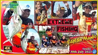 Extreme Fishing onboard with Cpt Manbo (30th July 2023) | Fishing in Singapore | 4K