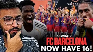 DONE DEFENDING Real Madrid! Vini Jr CRAZY Solo Goal WASTED | Barcelona 16th Supercopa Win