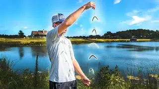 Wacky Rigged Senko TRAIN Fishing Challenge!! (INSANE)