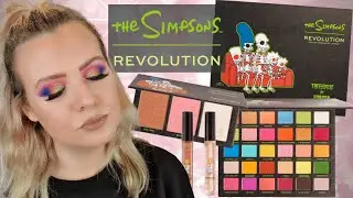 REVOLUTION MAKEUP SIMPSONS TREEHOUSE OF HORROR COLLECTION Review & Swatches | Clare Walch