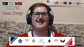 Capitals DOMINATE Leafs! | TOR@WSH Habs Fan Recap! (12/18/25) #NHL #Leafs #Capitals #Habs