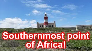 Standing on the Southernmost point of Africa! Ep 36