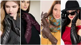 lovely and stylish leather latex long gloves amazing ideas for ladies#2022