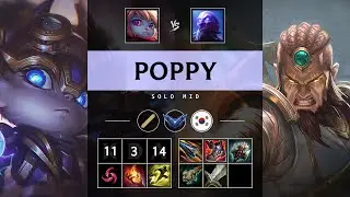 Poppy Mid vs Ryze - KR Diamond Patch 25.15