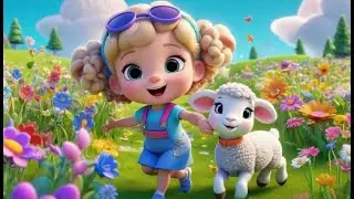 Three Little Lambs Learn Time Today | Telling Song for Kids | Fun Lamb Rhyme & Preschool Learning