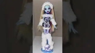 Christmas restoration for miss Abby ❄️🤍#monsterhigh #doll #restoration