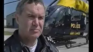 Sussex Police/Ambulance Helicopter Sea Rescue Shoreham Beach Feb 2000