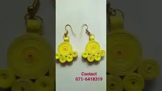 Paper Quilling items . 💛🌷❤ #craft #quilling #srilanka #greetingcard #keytag #papercraft