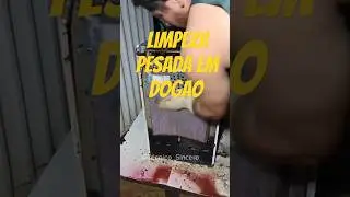 limpeza pesada em fog&atilde;o #dicas #fog&atilde;o #limpeza
