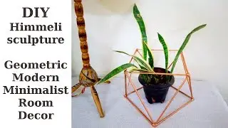 DIY Geometric Room Decor with Sticks / Pinterest & Tumblr inspired DIY /  Himmeli Sculpture Orb