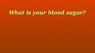VLOG #1406 - WHAT IS YOUR BLOOD SUGAR?