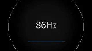 86Hz BASS Frequency BURP (Test Tone)