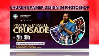 How To Design a Church Banner in Photoshop | Church Banner