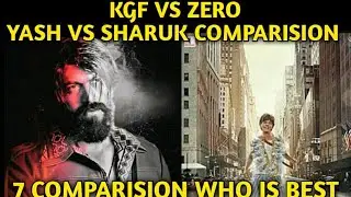 Kgf vs zero comparison | yash vs sharuk comparision
