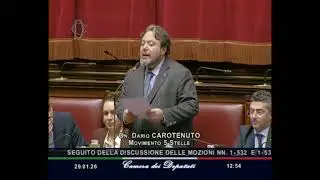 Dario Carotenuto   M5S Camera   Dichiarazione di voto in Aula 29/01/2026