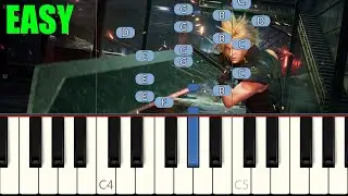 Final Fantasy VII - Still More Fighting (Piano Tutorial) [Synthesia]