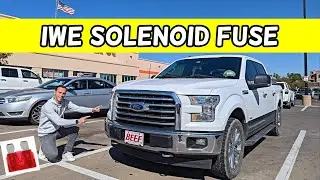 FORD F150 IWE FUSE LOCATION REPLACEMENT F 150 INTEGRATED WHEEL END SOLENOID FUSE 2015 2016 2017