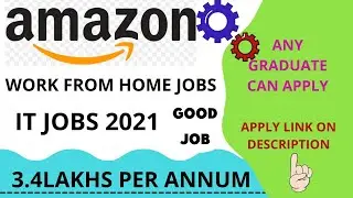 #workfromjobs2021#jobs2021 AMAZON WORK FROM HOME JOBS -2021 TELUGU/latest work from home jobs telugu