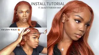 how to lay transparent lace ft. amazon beauty forever hair