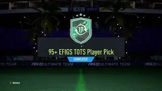 FIFA Ultimateteam 22 - Summer Swap Token exchange to 95+ EFIGS TOTS Player Pick (What....EA)