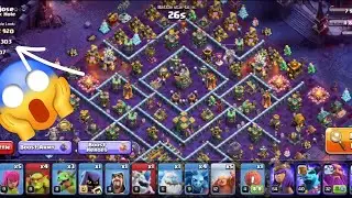 Can Maxout base of town hall 14 be cracked?