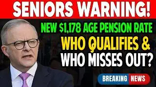 URGENT 🚨 Centrelink Raises Age Pension to $1,178 &mdash; Check If You Qualify