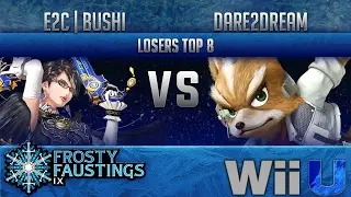 FFIX Smash 4 LOSERS TOP 8 - E2C | Bushi (Bayonetta) vs Dare2Dream (Fox)