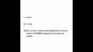 ISRO technical assistant 2019/ISRO electronics previous questions/ece/electronics/part 2