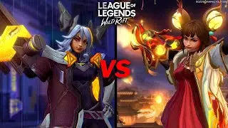 Dragon Lantern Zeri VS Project Zeri : Skin Comparison | Wildrift