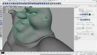 Autodesk Maya Modeling Wes Adam's Fat man Crit Video 3