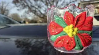 #112 DIY Resin Poinsettia Pencil Holder 🌺 | IntoResin Mold Haul + Acrylic Markers & UV Top Coat