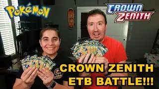 Crown Zenith Retail Elite Trainer Box (ETB) Battle!