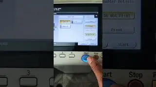 How to Check Total Counter & Print Konica Minolta Bizhub C258 #youtube  #photocopy #viral #trending