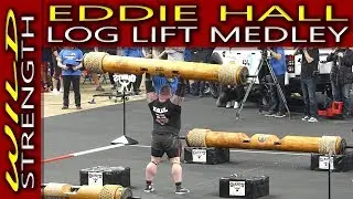 Eddie Hall Log Lift Medley [Britain's Strongest Man 2018]