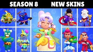 ALL NEW SKINS in Season 8 - Once Upon a Brawl | Brawl Stars #OnceUponaBrawl