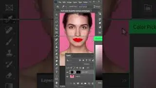 Photoshop Tricks 2024 - How to change lips color in Photoshop #photoshop #photoshoptutorial #learn