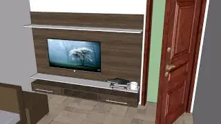 TV Unit 3D Design