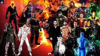 Marvel VS DC | GhostRider, Thor,Dr Doom,Beyonder & Thanos VS DC | Five Round Fight..!🤯🔥