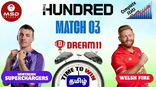 NOS vs WEF Dream11 Team Today Match Prediction in Tamil || 100 Men - Match 3 || The Hundred Men