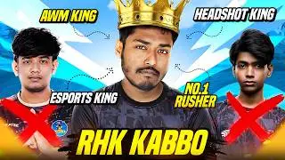 Top 1 Shuvo আর RHK Blade এর দিন শেষ 💔 Top RHK Kabbo এখন E-sports জগৎ এর KING  🔥 Free Fire 