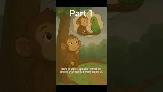 Monkey and Parrot #KidsShorts#MoralStories#AnimalStories#BedtimeShorts#ShortStories#CartoonVoice